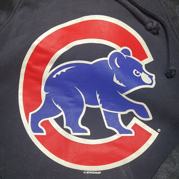 47 Brand Chicago Cubs hoodie sweatshirt Size XL - Picture 3 of 5